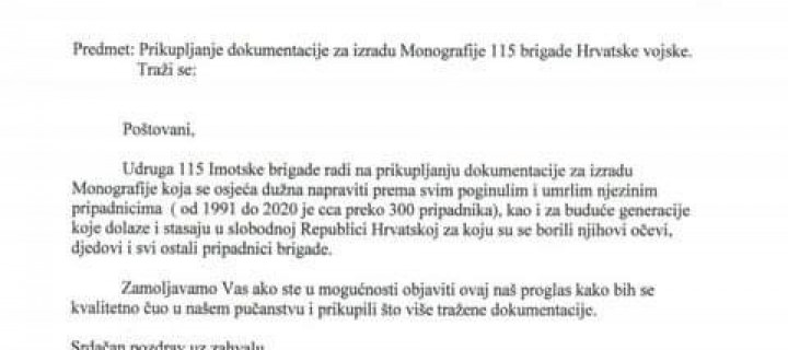 Poziv hrvatskim braniteljima