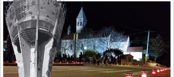 Molitva i paljenje svijeća uoči Dana sjećanja